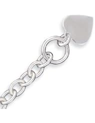 Sterling Silver Fancy Link Bracelet - 7.5 Inch