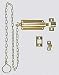 Battalion 1WAD8 Spring Loaded Chain Bolts, Brass