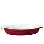 Emile Henry 16-Inch Oval Au Gratin Cerise Red