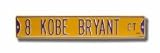 Steel Street Sign: 8 KOBE BRYANT CT