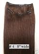 Remy Hair Clip on in Extensions for your back - 24"(60cm)Long Color:#4