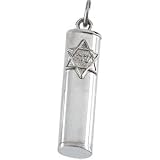 CleverEve's Sterling Silver 21.00X05.00 mm Mezuzah Pendant