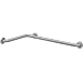 Bobrick 5837 Stainless Steel Two-Wall Tub/Shower Toilet Compartment Grab Bar with Snap Flange, Satin Finish, 1-1/4" Diameter x 36" Width x 54" Depth