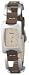 Fossil ES1117 Stainless Steel Ladies Analogue Champaign Dial Leather & Stainless Steel Strap Watch