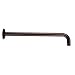 Danze D481027RB 15-Inch Right Angle Shower Arm with Flange, Oil Rubbed Bronze