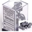 Chessex Dice: Polyhedral 7-Die Frosted Dice Set - Smoke w/white (Limited Edition) - Super Hot Looking!!
