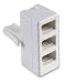 Xxion Value - BT 3 Way Triple Telephone Adaptor Splitter for Phone / FAX / Modem / Answer phone