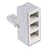 Xxion Value - BT 3 Way Triple Telephone Adaptor Splitter for Phone / FAX / Modem / Answer phone