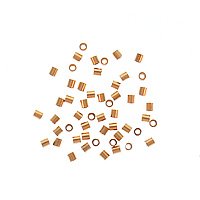 14K Gold-Filled Crimp Beads 2 X 2mm (50)