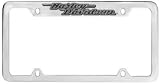 License Plate Frame - Harley Davidson Dyna Script Font on Top