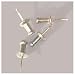 Advantus Aluminum Head Push Pins, Steel 0.38 Inch Point, Silver, 100 per Box (CPAL3)