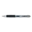 uni-ball Signo Gel 207 Retractable Roller Ball Pen, Medium Point, Translucent Barrel, Black Ink, 12-Pack (33950)