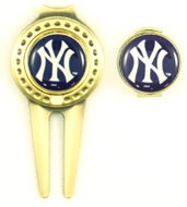 New York Yankees Hat Clip Marker & Divot Tool