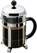 Bodum Chambord Shatterproof Original French Press 17oz Stainless Steel 4 Cup Coffee Maker