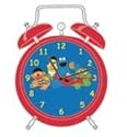Sesame Street Alarm Clock-red