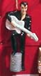 Elvis in Black Christmas Ornament