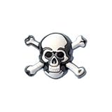 Jibbitz Skulls and Crossbones Button