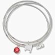 Tampa Bay Buccaneers Gold Plated Triple Bangle Bracelet