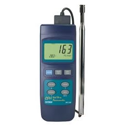 Heavy Duty CFM Hot Wire Thermo-anemometer - Accurately Measure Air Flow (Cfm cmm) or Air... by 