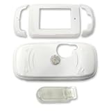 Sidekick 3 and Danger Sharp Hiptop 3 Solid White Snap-On Crystal Case with Removable Swivel Belt Clip