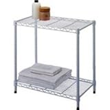 Two Shelf Stacker, White