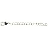 BeadalonA  Extension Chain with Lobster Clasp - Silver Plated : Pack of 12
