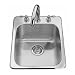 Kindred 22x17 Steel Queen Surface Mount Sink KIN-S2217-80ML(Old Model # QSL2217/8)
