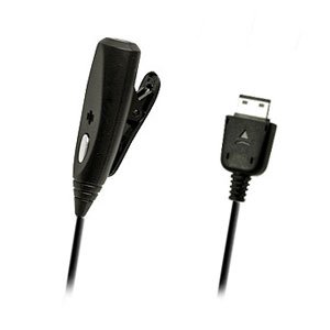 21NmsvU3CZL Audio Converter w/ microphone for Samsung Gravity 2 T469 (Black)