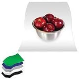 Savage Widetone Background Sweeps 15 x 31, Set of 5 Colors, 1 Sheet of Each Color, for Table Top Still Life Photography.