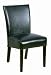 VINYL BLACK PARSON CHAIRS