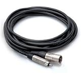 Hosa HRX-015 15-Feet Unbalanced RCA Male to 3-Pin XLR Male Audio Cable