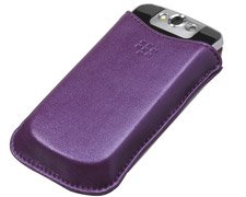 BlackBerry Synthetic Case Pocket Pouch without Belt Clip Purple for 8220 8230 Kickstart