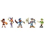 ScoobyDoo Mini Figure 5Pack Playset Shiver Me Timbers Scooby and the Pirate Crew