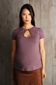 ChiaraKruza Maternity : Key Hole Top - Lavender