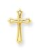 14k AA Diamond Cross Pendant