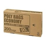 オルディ　ポリバッグエコノミー　ＢＯＸ　乳白半透明　９０Ｌ　２００枚　PBE-W90-200の画像