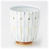 【有田焼 湯呑】 点彩十草 つよかるコップ（大）