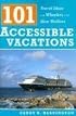 101 Accessible Vacations: Vacation Ideas for Wheelers and Slow Walkers