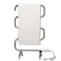 Warmrails Heatra Classic Freestanding Towel Warmer and Drying Rack, Satin Nickel