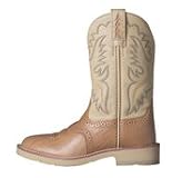 Ariat Youths Heritage Crepe Boots - Light Brown, Cream & Natural