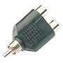 Splitter RCA plug to 2 x RCA sockets