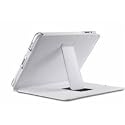 IPAD LEATHER CASE WITH STAND WHITE