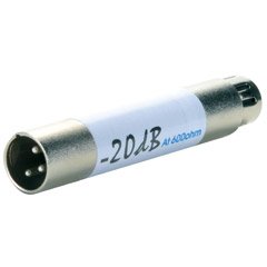 Dayton XATT30 In-Line XLR Attenuator Pad 20dB