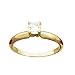 14K Yellow Gold .33CT Round Brilliant Diamond Solitaire Ring