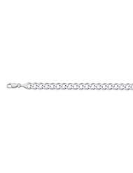 CleverEves 14K Yellow Gold 180 6.70mm Lobster Clasp Curb Chain