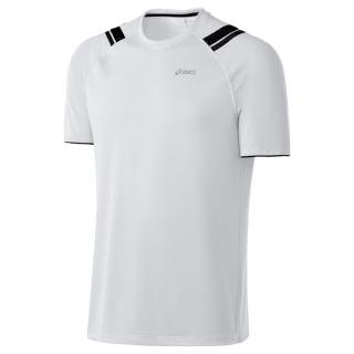 Asics Men's Ecoline Short Sleeve Tee, White/Black, Medium