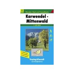 Karwendel Mittenwald . Wanderkarte. 1 : 50 000.
