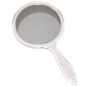 Ultra Vue Clear Handheld Mirror Regular/ 5 X Magnifing