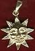Spirit Stone Silver & Gold Jewelry - Sun (14 kt Gold) 2.7 grams Front Label Panel: Spirit Stone Jewelry Sun Pendant Instructions: Attach To Necklace Ingredients: 14K Gold 3/4" X 3/4" Supplemental Facts: Necklace Not Included