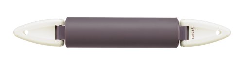 Lurch 70237 Mattarello in silicone con impugnatura ribaltabile, colore: Melanzana / Crema Lurch 70237 Mattarello in silicone con impugnatura ribaltabile, colore: Melanzana / Crema